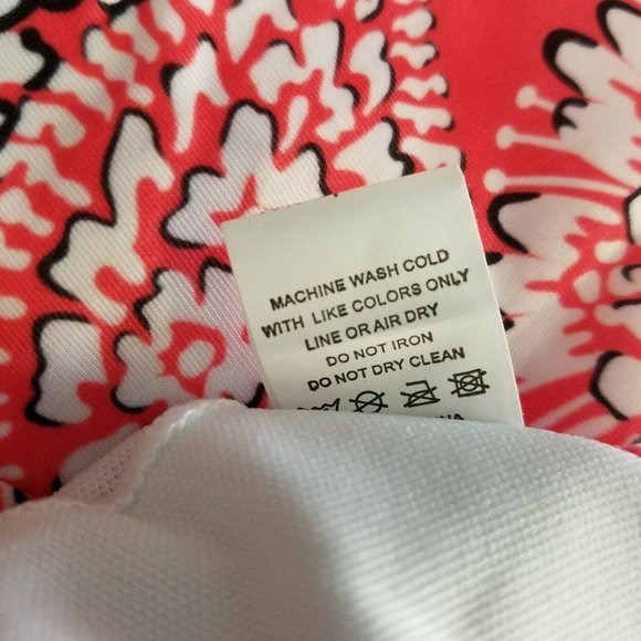 Tankini Set Swimsuit Floral Coral Swim Short XL - Picture 8 of 8